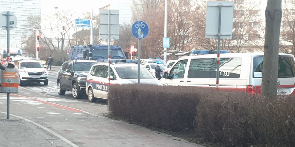 Polizei-Großeinsatz in Wien