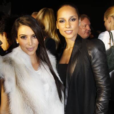 Kim Kardashian @ Kanye West Fashion Show 