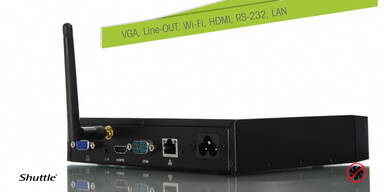 Shuttle greift mit einem Android-PC an