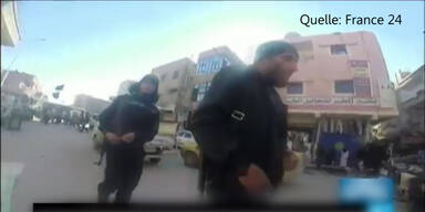 Franz&ouml;sin filmt von IS besetzte Stadt