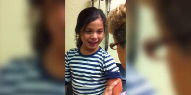 Kind hat Angst vor Spritze