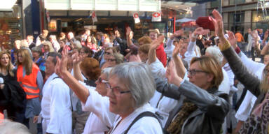 Demo in Wiener Innenstadt