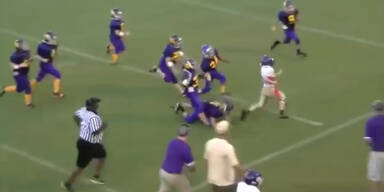 Genialer Touchdown in Jugendliga