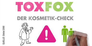App &uuml;berpr&uuml;ft Kosmetikprodukte