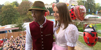 David Alaba am Oktoberfest