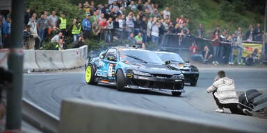 Spektakulärer Drift in Zeitlupe