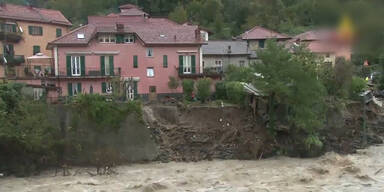 Unwetter-Chaos in Genua