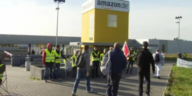 Streik im Amazon Verteilzentrum