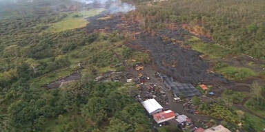 Lavastrom kommt zum Stehen