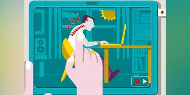 Sitzen Sie richtig bei ihrem Schreibtisch?