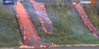 Lava-Fluss zerst&ouml;rt Hawaii