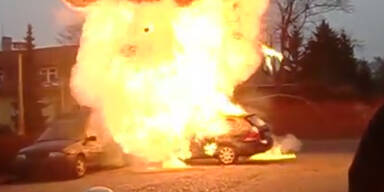 Sprengmeister jagt sich in die Luft