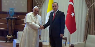 Papst bei Erdogan in der T&uuml;rkei