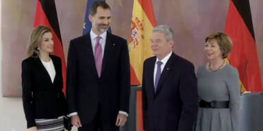 Spanisches K&ouml;nigspaar in Deutschland