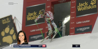 Anna Fenninger wird 2. in Lake Louise