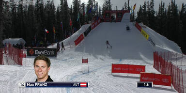 Max Franz fährt auf den 7. Platz