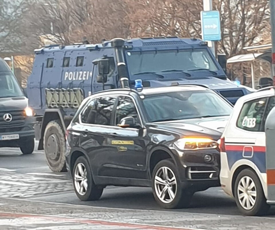 Polizei-Großeinsatz in Wien