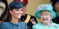 Herzogin Kate & Queen Elizabeth