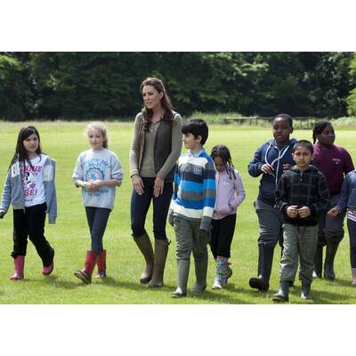 Kate zeigt sich von ihrer lässigen Seite 