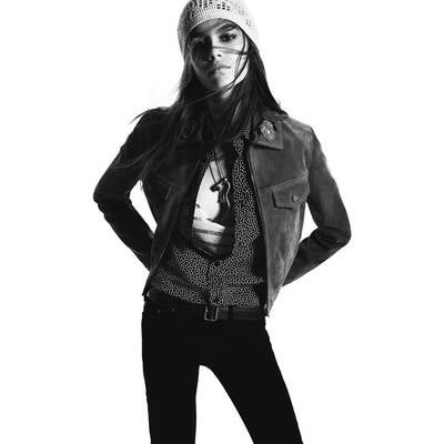 Kaia Gerber für Saint Laurent