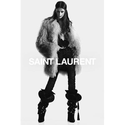 Kaia Gerber für Saint Laurent