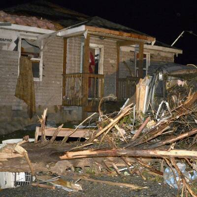 Spur der Verwüstung