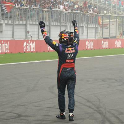 Vettel feiert seinen 4. Formel-1-Titel