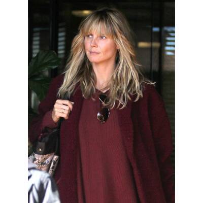 Heidi Klum & Tochter  Lou beim verlassen eines Restaurants in L.A