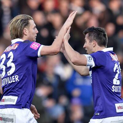 Die Bilder zum Derby Austria gegen Rapid