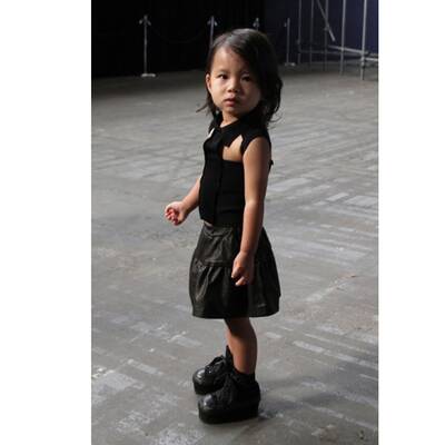 Aila Wang ist die wohl jüngste Fashionista 