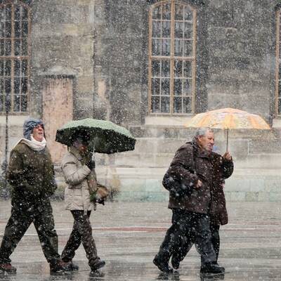 Schnee-Chaos in Wien & Umgebung 