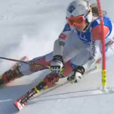 Die Bilder des Damen Riesentorlaufes