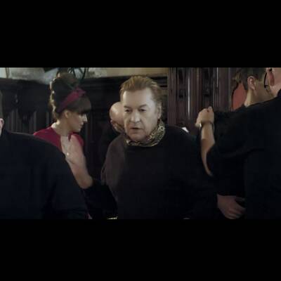 Nena und Helmut Berger drehen Videoclip