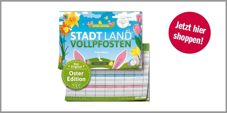 Stadt Land VOLLPFOSTEN – Oster-Edition – für 10,72 Euro bei Amazon* 