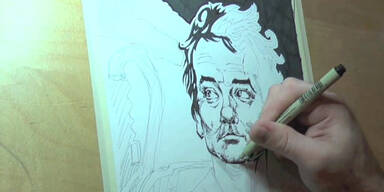 Perfektes Portrait von Bill Murray
