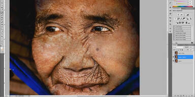 100-J&auml;hrige wird jung gemacht