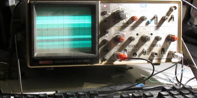 Quake auf dem Oszilloskop