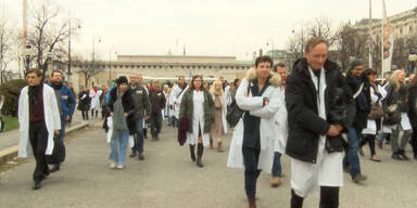 Demo der Spitals&auml;rzte