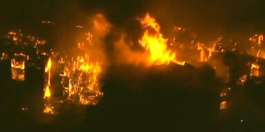 Feuer in Luxus-Apartments