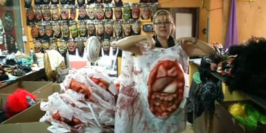 Masken-Manufaktur in Rio