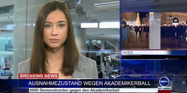 News TV: Ausnahmezustand wegen Akademikerball