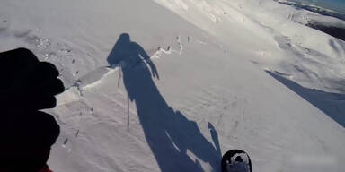 Snowboarder überlebt Lawine