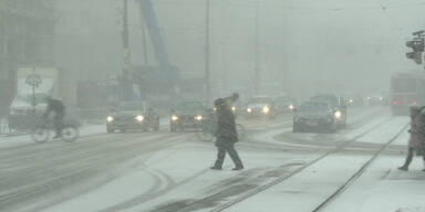 Wien versinkt im Schnee