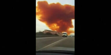 Riesige Giftwolke &uuml;ber Spanien