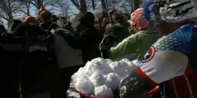 Buntes Spektakel im Winterchaos