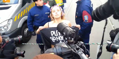 Nackte Femen gegen Putin