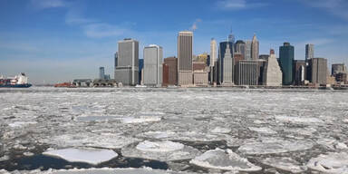 New York: Hudson River vereist