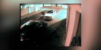 Dieb knallt sich Ziegel an Kopf