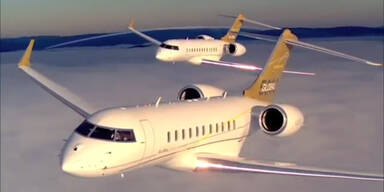 Privatjets der Firma Bombardier