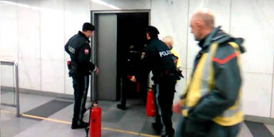 Feuer in der U-Bahn-Station